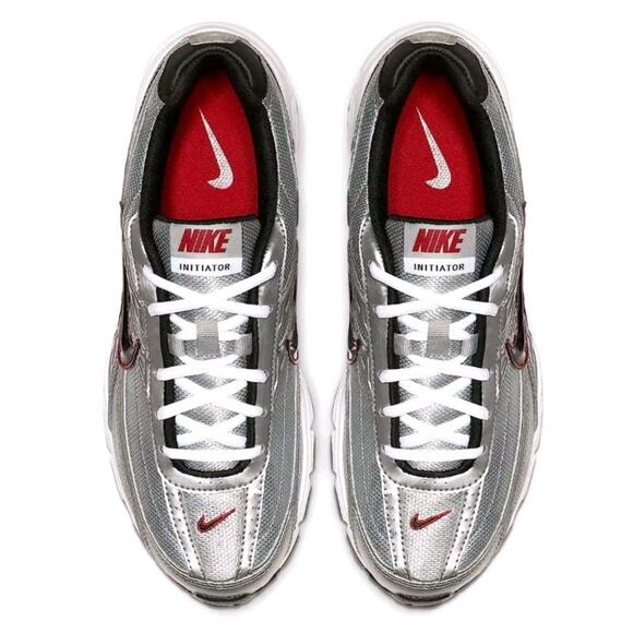 Nike Initiator Metallic Silver Black White Sneaker Men\'s Size 11 394055-001 main image 10
